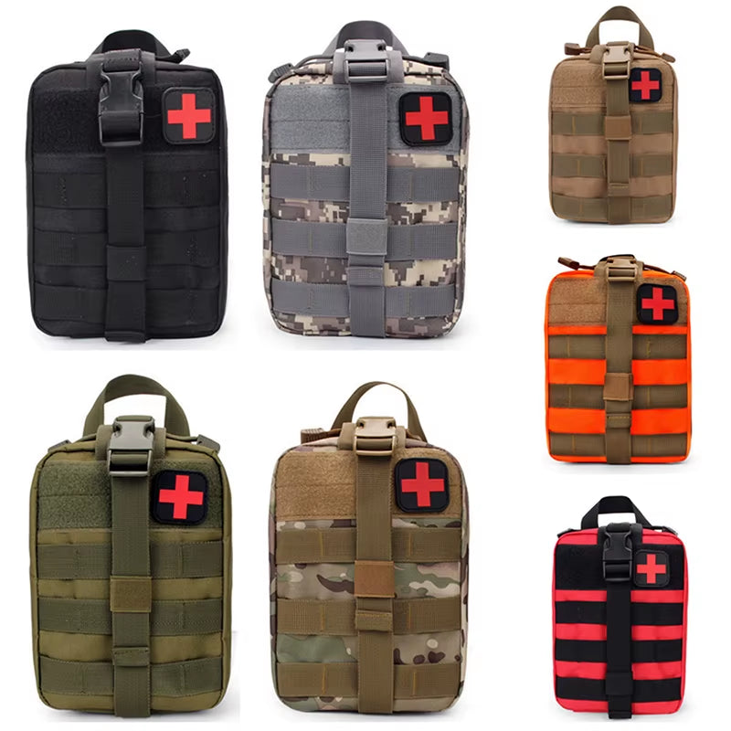 Outdoor First Aid Kit EDC Molle Medical Kit IFAK Survival Emergency Pack EDC Travel Fishing Camping Hiking Hunting Accessories